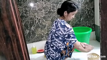 Preview 1 of Free3gp Porn - Indian Wife In Bathroom Washing And Taking Shower