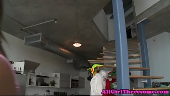 Preview 2 of Indian Fuaking - Strapon sucking lezzies seducing pussies