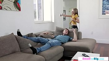 Preview 1 of 16 Squirt - Petite teen banged by friends big cock