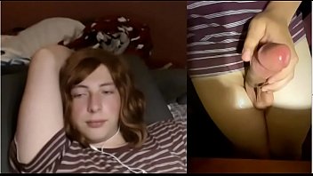 Preview 2 of Catchiest Mom - horny teen trap cums &amp_ stays hard