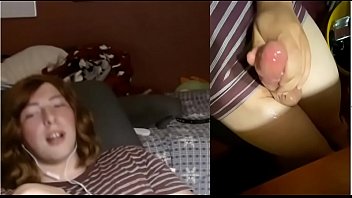 Preview 1 of Catchiest Mom - horny teen trap cums &amp_ stays hard