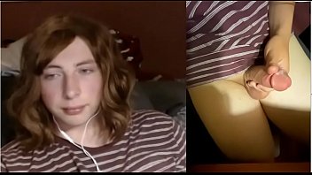 Preview 4 of Catchiest Mom - horny teen trap cums &amp_ stays hard