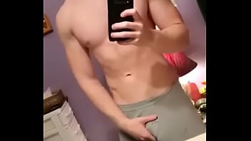 Preview 1 of Arab Millf - Muscled Teen Show his dick