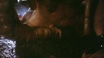 Preview 4 of Double Cum - Worm Sex Scene From The Movie Galaxy Of Terror :  Special remix with the deleted ass shot and ecstatic faces only visible in VHS.