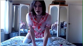 Preview 1 of Straight Video 44725 - Cute trap sexy teasing