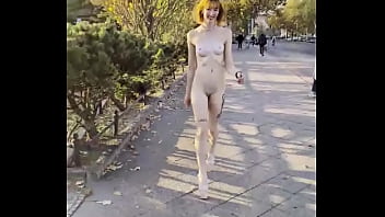 Preview 2 of Asian Prank Store - FULLY NUDE walking in Public! Pixie Pink