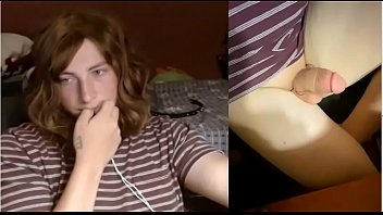 Preview 1 of Japamesex Mother And Son - Cute teen tranny jerks big cock &amp_ cums