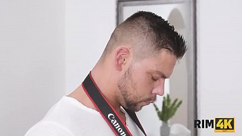 Preview 1 of Patricia Granny - RIM4K. Professional photographer John gets ass licked by hot model