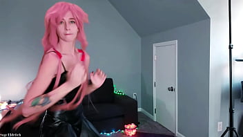 Preview 2 of Holly West Ass - Yuno Gasai Executrixxx in Boots Sage Eldritch