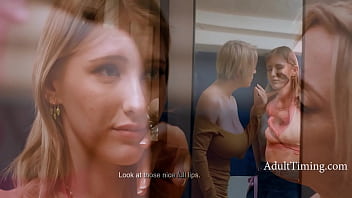 Preview 2 of India Kareena Exxx - MILF Corrupts Stepdaughter in Front of Mirror - Dee Williams,  Melody Marks