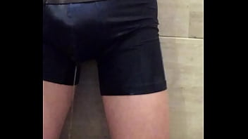 Preview 2 of Mahira Khan Kissing - Twink quazzle pees and cums in his underwear