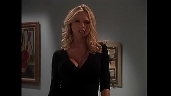 Preview 1 of Newhalf Also Love 41 - Charming blonde Museum curator with big knockers Briana Banks needs to discuss art with the gallery patron