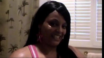 Preview 4 of Kagney Lynn Carter Room Service - Ebony curvacious cuties are fond of talking on cam after hardcore intercourse with white dudes