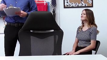 Preview 1 of Sunny Leone Hard Anl Sex - Hot shoplifter babe prefers to gag deep on the officer