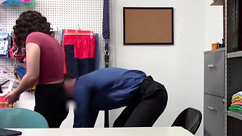 Preview 1 of Xnxxcmc - Curly shoplifter babe gets her hairy pussy banged hard