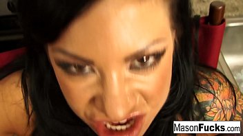 Preview 4 of Nicki Cherry - Mason has her bf video tape some POV action fucking in her kitchen