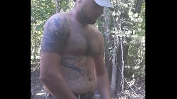 Preview 2 of Japan Porn Vidios - Outdoor shirtless cumshot,  huge dick