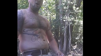 Preview 3 of Japan Porn Vidios - Outdoor shirtless cumshot,  huge dick
