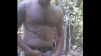 Preview 1 of Japan Porn Vidios - Outdoor shirtless cumshot,  huge dick