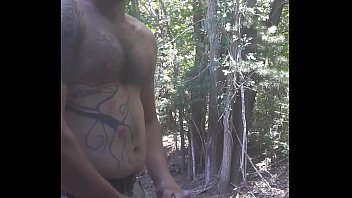 Preview 4 of Japan Porn Vidios - Outdoor shirtless cumshot,  huge dick