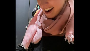Preview 4 of Parincka Cho - Secretly pussy fingered to orgasm in shopping center dressing room