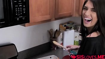 Preview 2 of Sai Pallavisex Actress - Dana Wolf suck Brother Loves breakfast sausage until he creams on her tits