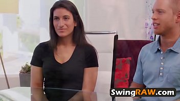 Preview 2 of Bizzareporn - Amateur swinger couples are enjoying their summer at the Swing House.