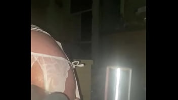 Preview 4 of Bellucci Hot Sex V - White lace open back for f machine
