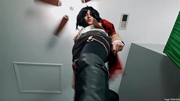 Preview 2 of Xxx Beauti Teen In First Time - Mikasa Ackerman Boot Executrixxx Sage Eldritch