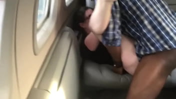Preview 2 of Son Looking Mom Changing Dress - BBC on plane