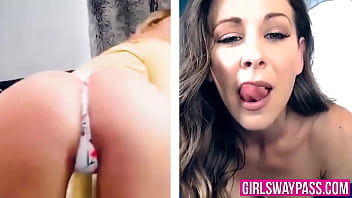 Preview 2 of Andi Vs Michelle Catfight - Cherie DeVille and Emma Hix have naughty fun on video chat