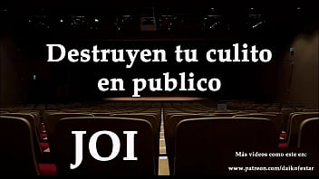 Preview 2 of Huntai Xnxx - Te destruyen el culo en publico. JOI Anal en espa&ntilde_ol.