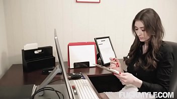 Preview 1 of Hd Vidieo - Dripping Cooch In The Corner Office Angelina Diamanti
