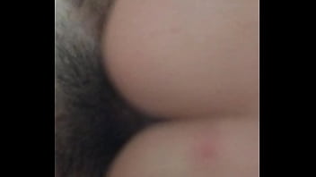 Preview 3 of Force Lesbian - Esposa sentando gostoso no cacete do macho