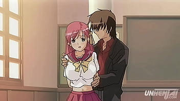 Preview 3 of Rape With Ropes Hardest Sex - Hentai - MILF Teacher Caught Masturbating in the Middle of the Class [Uncensored] [Subtitled]