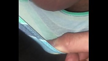 Preview 1 of Navle Sex - Jacqui&rsquo_s tanga panties against my shaved balls