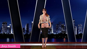 Preview 3 of Sixy Italya - Nude news with a naked Jeny Smith. Casting.