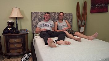 Preview 1 of Lisa Sparxxx Rimjob - ActiveDuty - Navy Bros Jerk Off Together Before Fucking