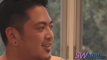 Preview 3 of Boy Pejuh - Horny babes are fucking and kissing in a wild swinger foursome!