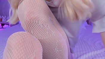 Preview 3 of Uw Jma - Sweet Eaton Shows Her Feet And Massage Her Cock