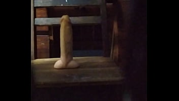 Preview 1 of Pis In Toilet Hidencam - Entrenando con mi dildo en cuarentena