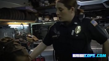 Preview 2 of Nicole Fuk Movi - Big titty MILF cop is getting her ass pounded by a big black dick!