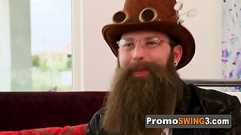 Preview 1 of Mp4 Mobil Pron - Horny swinger couples likes to fuck in this sexy room.