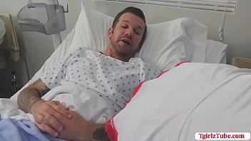 Preview 2 of Pssi Woman - Tgirl Nurse Korra rides patients cock