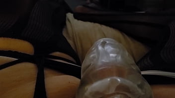 Preview 2 of Indian Two Bhabi Sex - Crossdresser Small Dick Getting Massaged