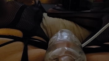 Preview 3 of Indian Two Bhabi Sex - Crossdresser Small Dick Getting Massaged