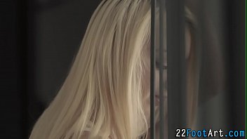 Preview 1 of Driver Hd - Blonde teen with small tits gets tongued