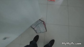 Preview 1 of Bathroom Xx Vido - Quickie at laundry room with cheating wife