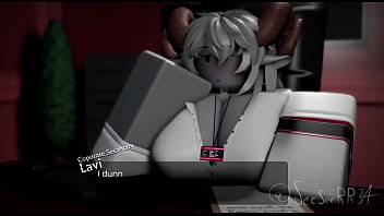 Preview 1 of Stepmom Xxxhdcom - Lavi The Corpogoat Secertary: The Sequel - Lavi Gets Fucked And Creampied By New Employee | Roblox R34
