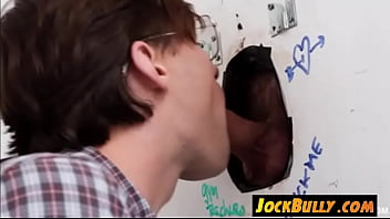 Preview 4 of Sec Boss Porn - Sucking My Teacher&#039_s Cock at the Gloryhole-JockBully
